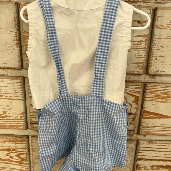 2 pc Bundle of Vintage 60’s Toddler overalls 12-18 months or small 2 year old - Picture 9 of 13
